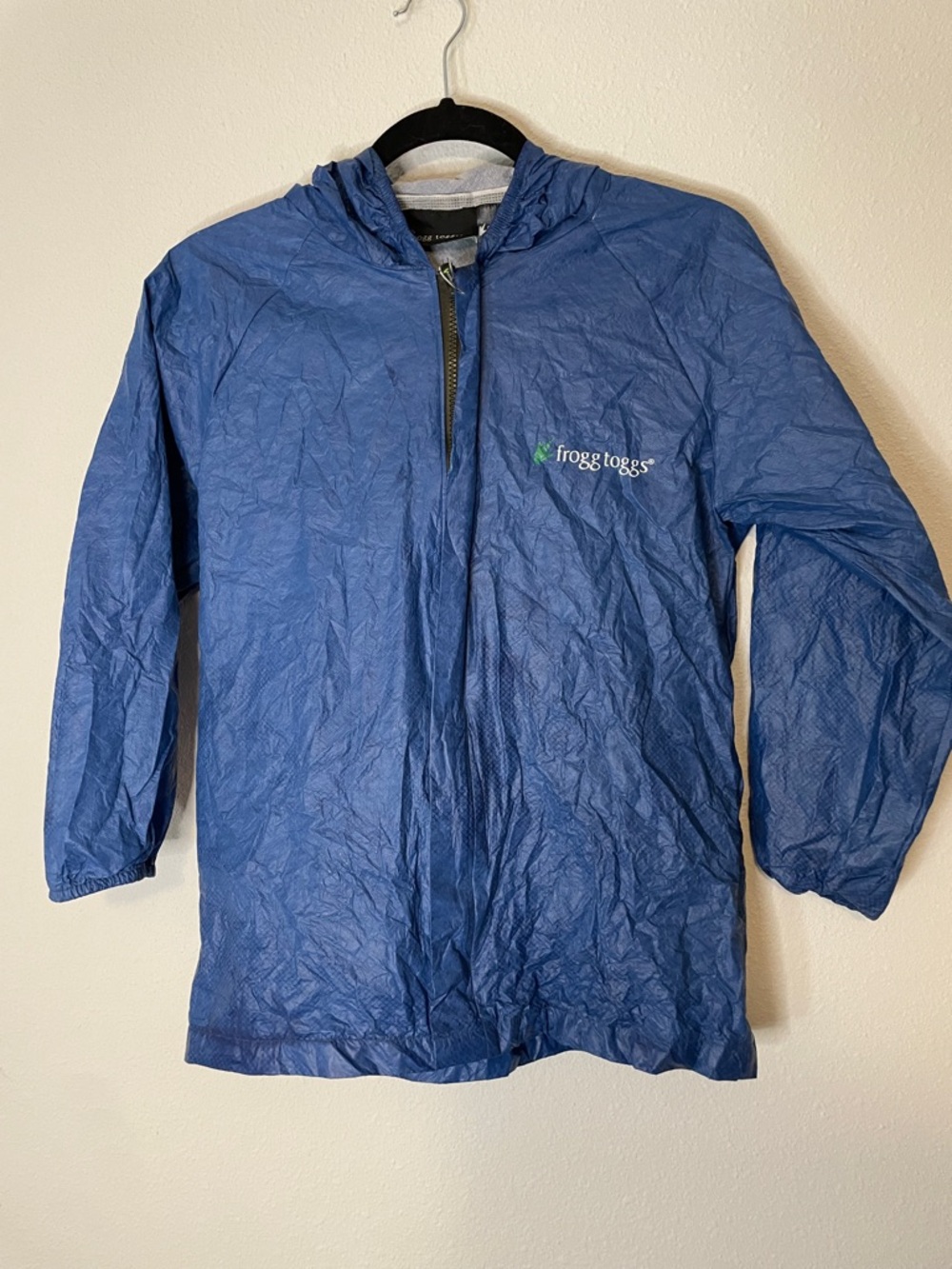 Frogg Toggs All Purpose Packable Outdoor Rain Jacket Medium Blue